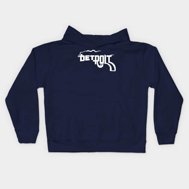 Mac's Detroit Gun Kids Hoodie by tvshirts